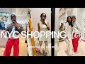 NYC Vlog | Shopping at Saks, Sandro, The Real Real + Alice & Olivia