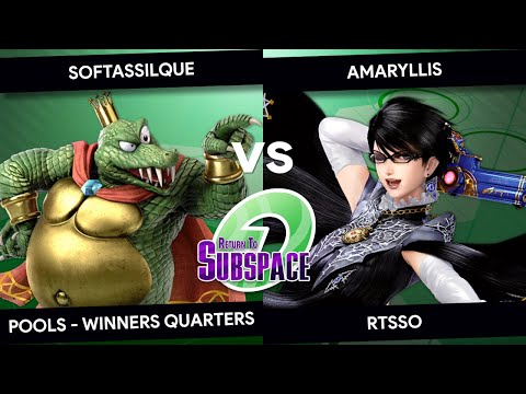 RTSSO - SoftAsSilque (King K  Rool) vs Amaryllis (Bayonetta) - Pools - Winners Quarters