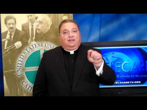 USCCB Bishops' Conference - Msgr. Jim on set!!