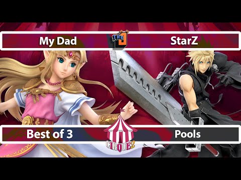 My Dad (Zelda) vs StarZ (Cloud) - Cirque 2 Smash Ultimate - Pools