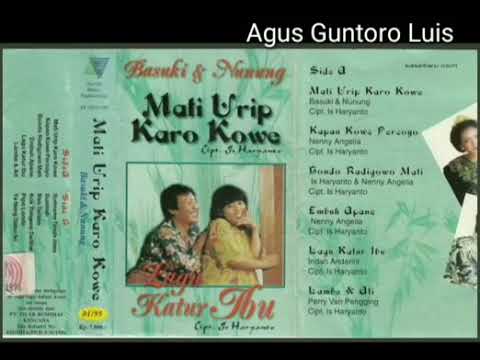 Basuki & Nunung ~ Mati Urip Karo Kowe Lirik ( Campur Sari Jawa 1998 )