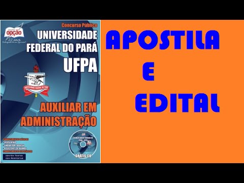 Apostila Auxiliar em Administração Concurso UFPA 2015