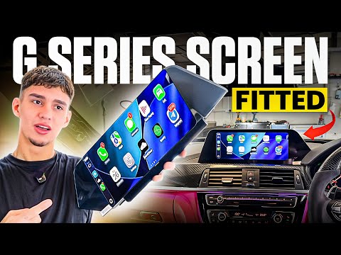 HOW TO FIT G-SERIES SCREEN TO 3/4 SERIES BMW F30 F31 F32 F33 F36 CARPLAY ANDROID AUTO