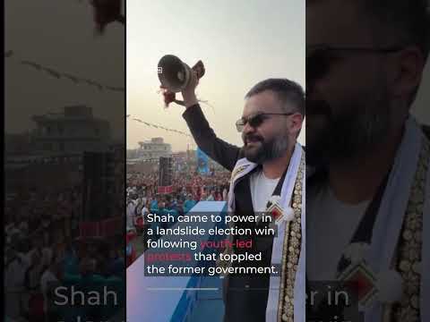 Nepal's new PM gives message to nation in rap, ahead of swearing in | AJ #shorts