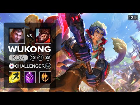 Wukong vs Jayce Top - KR Challenger - Patch 12.9 Season 12