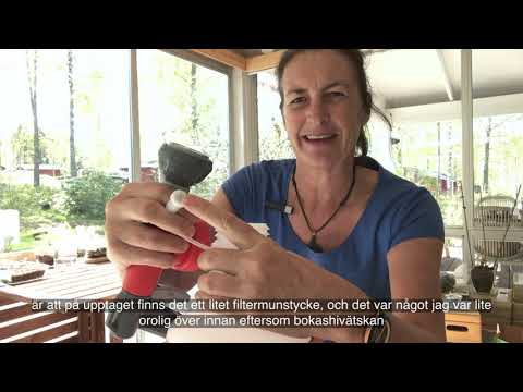 Jenny från bokashi.se - Del 15 - Vattna hela din trädgård med Bokashibakterier (EM).