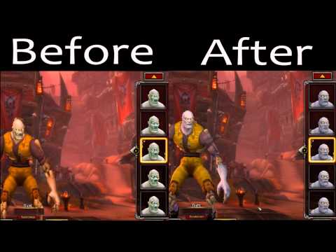 Faces of the New Male Undead Model - Before and After [WoD Beta]
