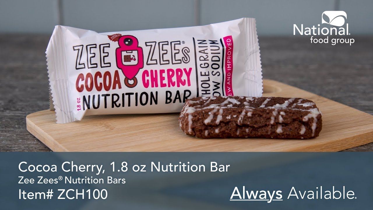 Cocoa Cherry Nutrition Bar 1 8 Oz Zee Zees Cocoa Cherry Nutrition Bar 1 8 Oz Zee Zees