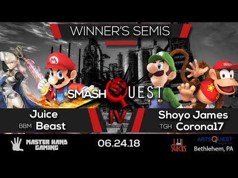 SmashQuest IV - Juice + BBM | Beast vs Shoyo James + TGH | Corona17- Winner's Semifinals