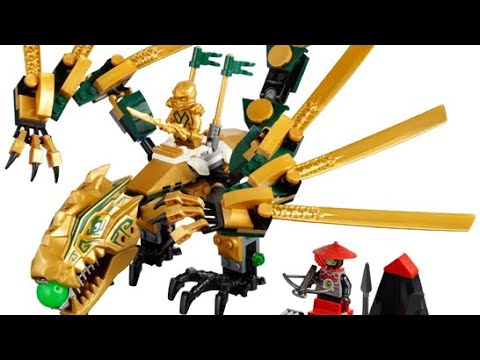 Lego ninjago 70503 golden dragon time lapse/review