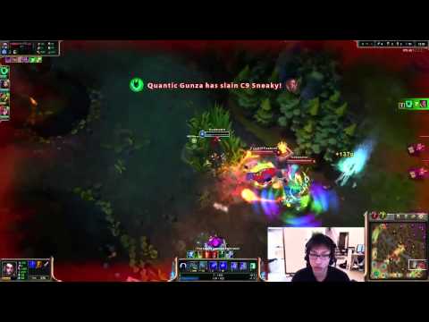 DoubleLift vs C9 Sneaky Vayne vs Lucian bot  (Diamond I)