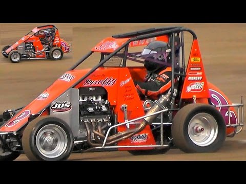 Compact SpeedCars Heat 1 Simpson Speeday 11-3-2017