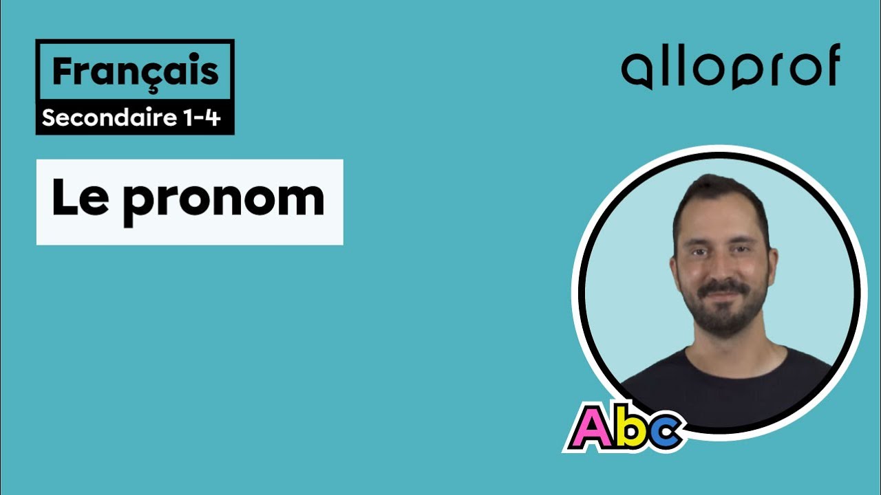 Le pronom