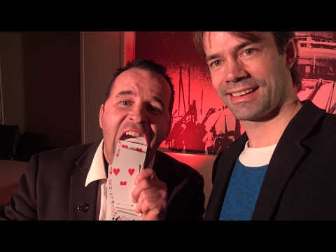 Impossible coin illusions and eating cards with Boje - Monday Morning Magic