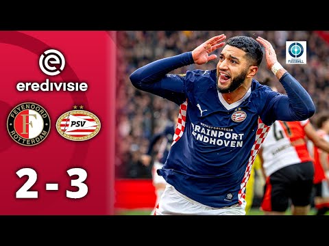 Hattrick im Topspiel! Saibari besiegt Tabellenführer im Alleingang | Feyenoord - PSV Eindhoven
