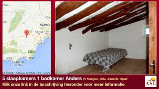 preview picture of video '5 slaapkamers 1 badkamer Anders te Koop in El Margen, Oria, Almeria, Spain'