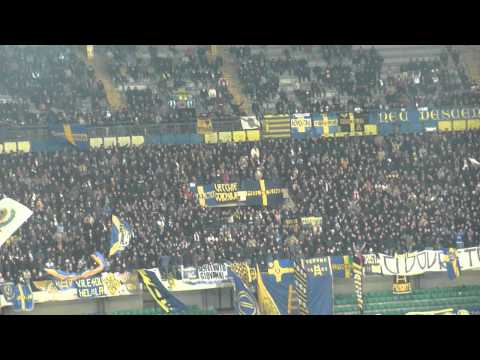 Hellas Verona - Modena 2-1: Tifo Curva Sud Verona.