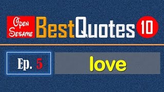 【BQ #5 - Love】 Pleasure of love lasts but a moment...