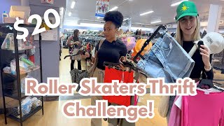 $20 and 30 Minutes to Find The Perfect Roller Skate Outfit | Thrift Store Challenge