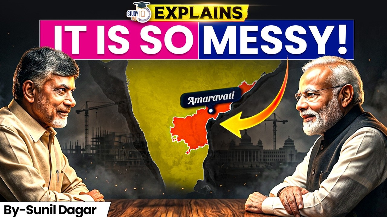 India’s Biggest Ghost City Is Coming Back To Life | Amaravati Explained |    Sunil Dagar | StudyIQ