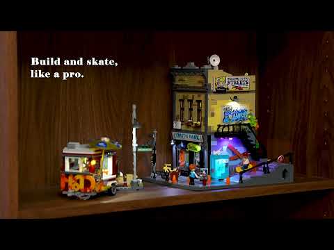 Vidéo Lumibricks Street Fusion 19002 : Magasin de skate
