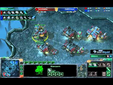 Game 1 - coL.Drewbie vs ZeNEXHack - TeamSpeak TL SC2 Open #25 Final