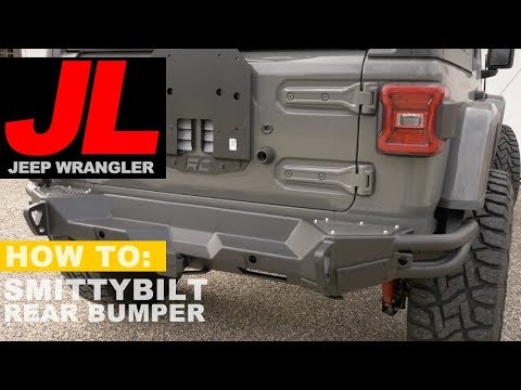 Jeep Wrangler JL Smittybilt Rear Bumper Install & Review