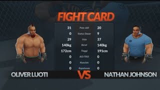 MMA FIGHT [[ GAMESPLAY ]] OLIVER LUOTI VS NATHAN JOHNSON