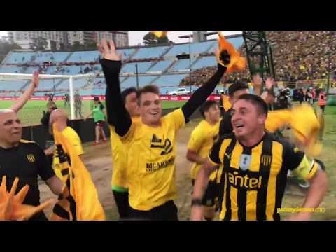 "Festejo Peñarol BiCampeón Uruguayo" Barra: Barra Amsterdam &bull; Club: Peñarol