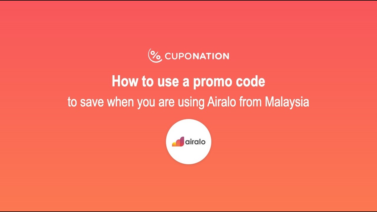 Quick guide to using your Airalo promo code