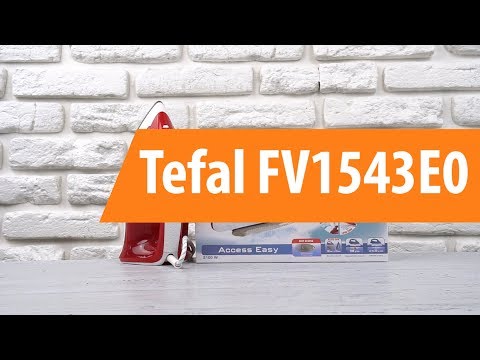 Утюг Tefal FV1543E0 Access красный - Видео