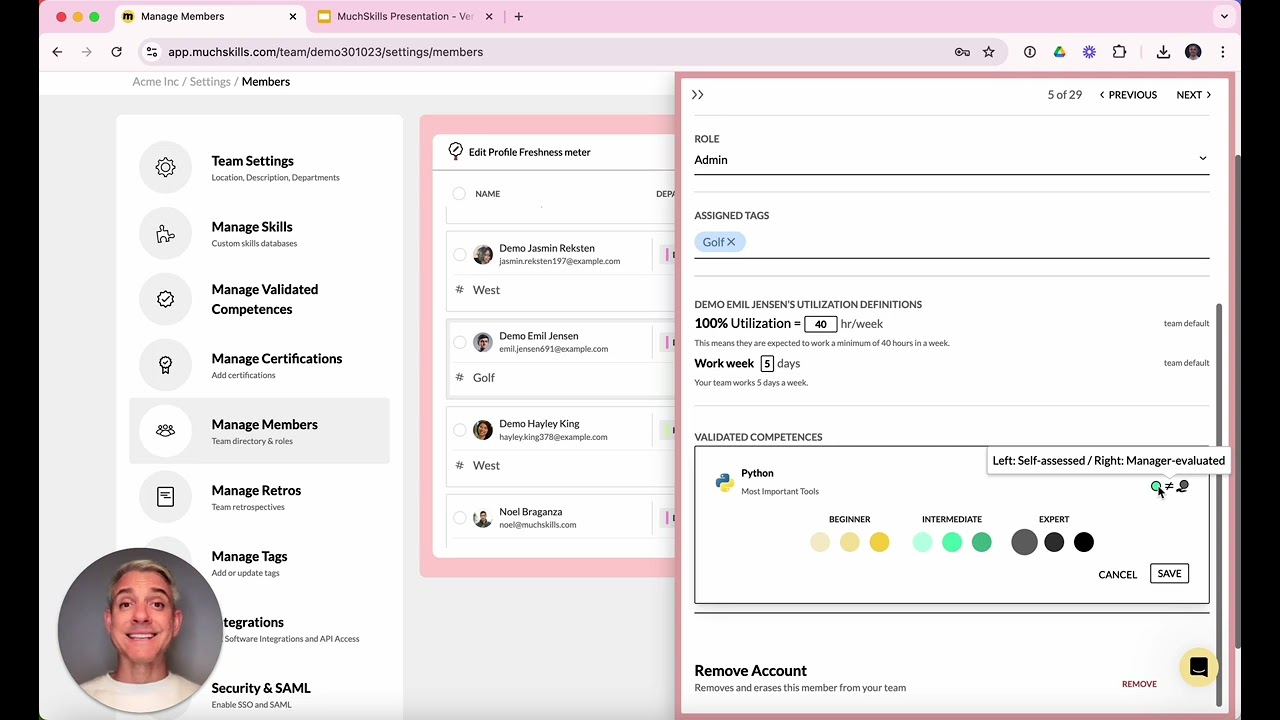 How to validate skills and give badges and skills to employees