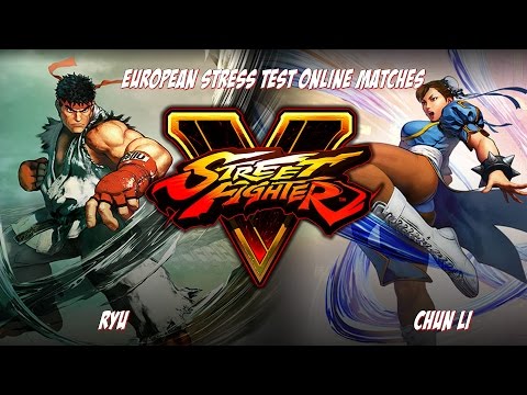 SFV beta best online matches - Ryu vs Chun Li - Euro stress test