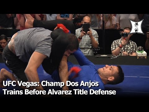 UFC Champ Rafael Dos Anjos’ Open Workout Before Title Defense Against Eddie Alvarez