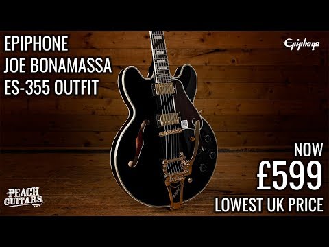 Epiphone Joe Bonamassa Signature ES-355 Standard Outfit 2019 - Ebony image 13
