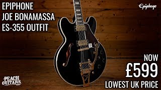 Video thumbnail for Epiphone Joe Bonamassa Limited Edition ES-355! by Peach Guitars