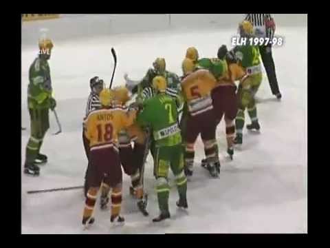 HC Dukla Jihlava - HC Petra Vsetín (1997/98) - strkanice