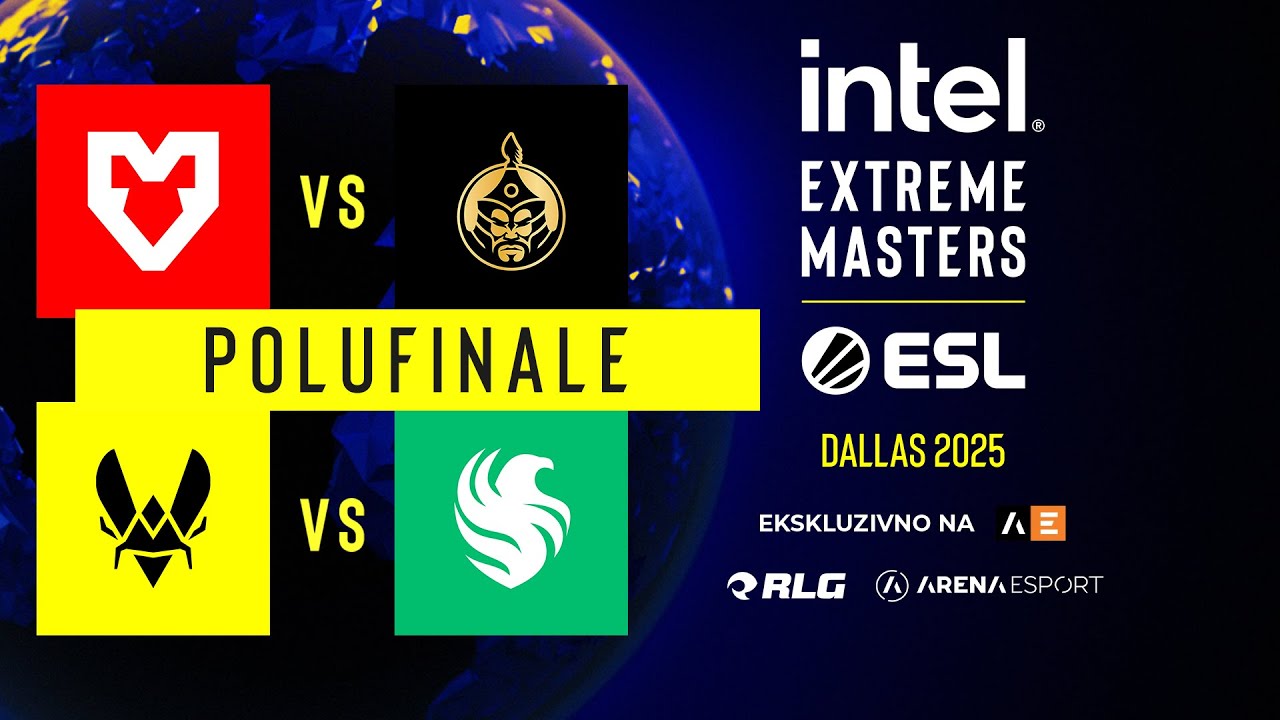 IEM DALLAS 2025 - POLUFINALE  - MOUZ vs The MongolZ | Team Vitality vs Team Falcons