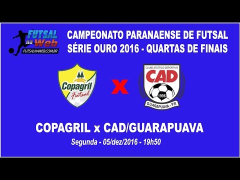 AO VIVO - 05/12/2016 - 20h10 - COPAGRIL x GUARAPUAVA - SEMIFINAL SÉRIE OURO 2016