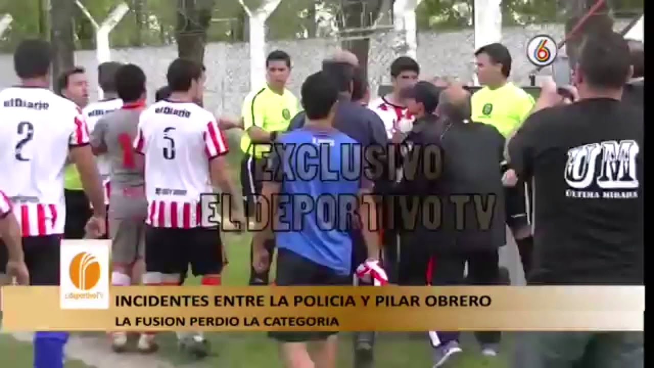 VIDEO: Trompadas, palos y patadas voladoras en el fútbol del ascenso