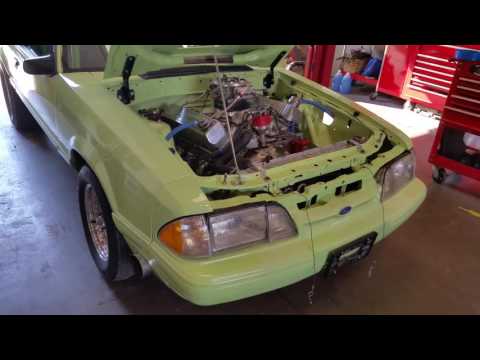 A460 headed 514 BBF in 89 Mustang coupe idling