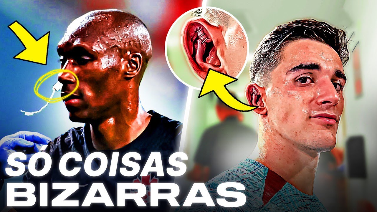Coisas ESTRANHAS que jogadores usam em CAMPO 🧐