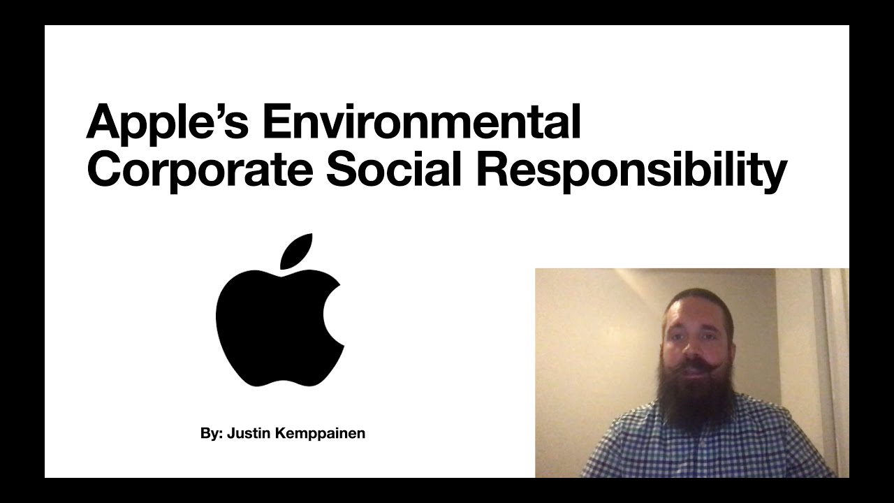 Apple's Environmental Corporate Social Resonsibility