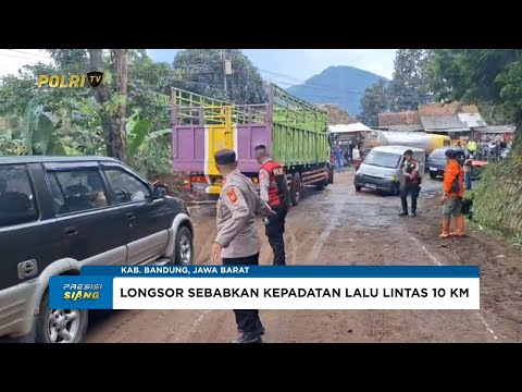 JALAN PANGALENGAN - CIMAUNG TERTUTUP AKIBAT LONGSOR