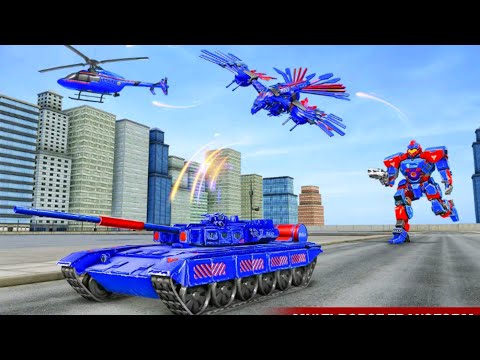 Police Robot Tank Eagle Multi Robot Transformations Game #1 - Android Gameplay