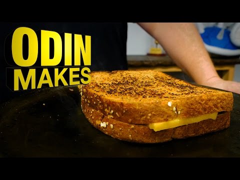 Odin Makes: A Grilled Cheese Sandwich
