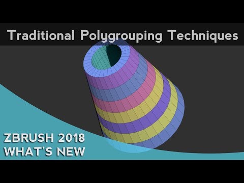 044 ZBrush 2018 Traditional Polygrouping Techniques
