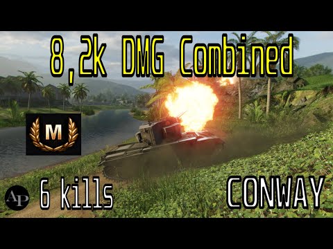 8,2k DMG Combined - Conway - World of Tanks Console
