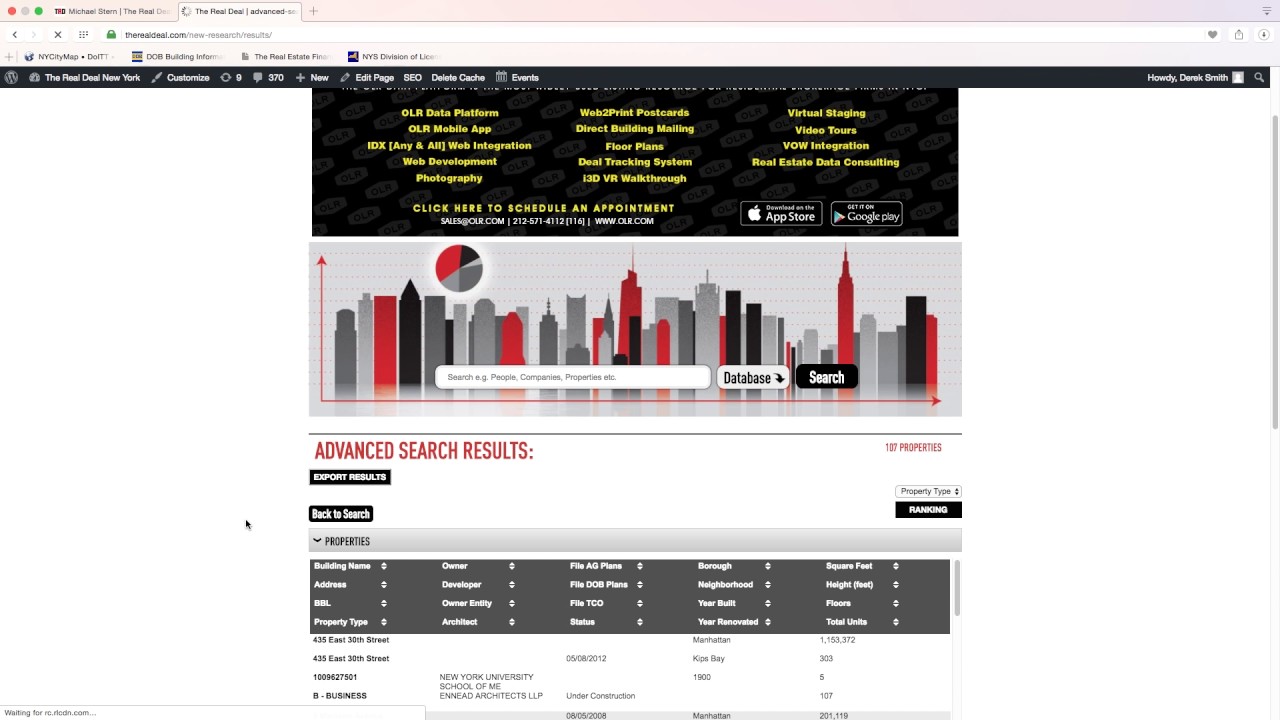 TRData Advanced Search Tutorial #1