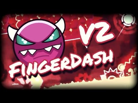 Geometry Dash [2.1] - ''Fingerdash v2'' by BlueLite (On Stream)